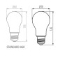 Preview: Kanlux Lampe XLED A70 E27 Transparent 18W 29649