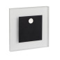 Preview: Kanlux LED Wandeinbauleuchte APUS Schwarz Bewegungssensor 29856