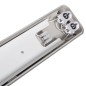 Preview: Kanlux Feuchtraum-Wannenleuchte DICHT 4LED PI G13 Grau 2x IP65 31323 8595665313234