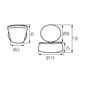 Preview: Kanlux 32530 DROMI Gartenleuchte 7,5W 4000K Neutralweiss IP54
