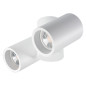Preview: Kanlux 32953 BLURRO Aufbau-Downlight Aufbauleuchte 2x GU10 Weiss