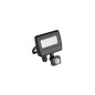 Preview: Kanlux LED Außenstrahler ANTEM Schwarz IP44 Bewegungssensor 33205