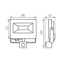 Preview: Kanlux LED Außenstrahler ANTEM Schwarz IP44 Bewegungssensor 33207