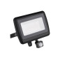 Preview: Kanlux LED Außenstrahler ANTEM Schwarz IP44 Bewegungssensor 33208
