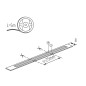 Preview: Kanlux LED-Streifen LCOB 12V 1m = 8W 33364