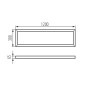 Preview: Kanlux Montagerahmen LED-Panel BL ADTR Silber 33392