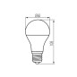 Preview: Kanlux Lampe XLED A60 MIRROR E27 33515
