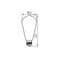 Preview: Kanlux Lampe XLED ST64 SW E27 Bernstein 4W 33517