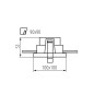 Preview: Kanlux Einbau-Downlight, Einbauleuchte REUL Gx5,3/GU10 Weiß 33660