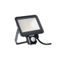 Preview: Kanlux LED Außenstrahler IQ-LED FL Schwarz IP44 Bewegungssensor 33886