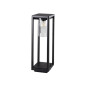Preview: Kanlux Außenlampe VIMO E27 Schwarz IP44 Bewegungssensor 34986