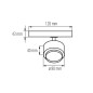 Preview: Kanlux LED-Strahler/ 3 Phasen Stromschiene BTLW LED Schwarz 35665