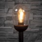 Preview: Kanlux Außenleuchte, Outdoorlampe LIEGO E27 Schwarz IP44 36530