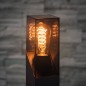 Preview: Kanlux Außenleuchte, Outdoorlampe LAVEN E27 Graphit IP44 Bewegungssensor 36547