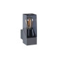 Preview: Kanlux Außenleuchte, Outdoorlampe LAVEN E27 Graphit IP44 36548
