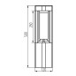 Preview: Kanlux Außenleuchte, Outdoorlampe PEVO GX53 Graphit IP44 36551