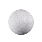 Preview: Gartenkugel Kugelleuchte Ø230 mm Ball 230V E27 IP65 Garten Lampe Naturstein Optik Kanlux Stono