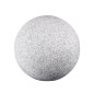 Preview: Gartenkugel Kugelleuchte Ø390 mm Ball 230V E27 IP65 Garten Lampe Naturstein Optik Kanlux Stono