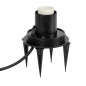 Preview: Gartenkugel Kugelleuchte Ø230 mm Ball 230V E27 IP65 Garten Lampe Naturstein Optik Kanlux Stono