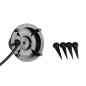 Preview: Gartenkugel Kugelleuchte Ø490 mm Ball 230V E27 IP65 Garten Lampe Naturstein Optik Kanlux Stono