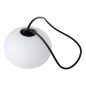 Preview: Kanlux 38032 LED Außenleuchte STONO MILK USB 6M IP54 mit Steckdose