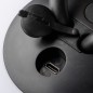 Preview: Kanlux 38032 LED Außenleuchte STONO MILK USB 6M IP54 mit Steckdose