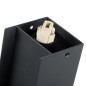 Preview: Kanlux Außenleuchte, Outdoorlampe DASTEN 80 B G9 schwarz IP44 38766
