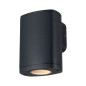 Preview: Kanlux ZEVI EL 1GU10 B Wandleuchte schwarz 38880