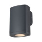 Preview: Kanlux ZEVI EL 1GU10 G Wandleuchte grau 38881