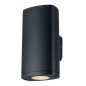 Preview: Kanlux ZEVI EL 2GU10 B Wandleuchte schwarz 38882
