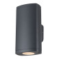 Preview: Kanlux ZEVI EL 2GU10 G Wandleuchte grau 38883