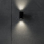 Preview: Kanlux ZEVI EL 2GU10 G Wandleuchte grau 38883