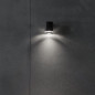 Preview: Kanlux ZEVI W EL 1GU10B Wandleuchte schwarz 38884