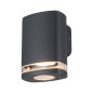 Preview: Kanlux ZEVI W EL 1GU10G Wandleuchte grau 38885
