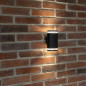 Preview: Kanlux ZEVI W EL 2GU10G Wandleuchte grau 38887