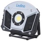Preview: Ledino Musik LED-Akkustrahler 15W Fluter Horn, mit Boxen, Bluetooth tageslichtweiss