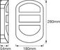 Preview: LEDVANCE LED Außenleuchte ENDURA Style PLATE Wall 12W