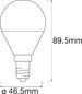 Preview: LEDVANCE LED Lampe SMART+ Mini Tunable White 40 5W 2700-6500K E14 Appsteuerung