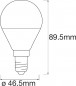 Preview: 3er-Pack LEDVANCE LED Lampe SMART+ Mini Multicolour 40 5W 2700-6500K E14 Appsteuerung
