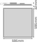 Preview: LEDVANCE LED Panel Performance 600mm Zigbee 36W 4000K