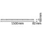 Preview: LEDVANCE DAMP PROOF Feuchtraumleuchte Sensor 1500 58W 840 IP65 GY 4058075542006