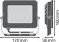 Preview: LEDVANCE FLOODLIGHT COMPACT Fluter 50W 840 SYM 100 weiss 5000lm 4000K neutralweiss IP65 4058075574915