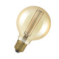 Preview: OSRAM LED Lampe Vintage 1906 CLASSIC SLIM Filament Globe 8.8W 822 Gold E27 Dimmbar Warmweiss 4058075761773