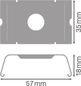 Preview: LEDVANCE TruSys FLEX Motageclips Montagezubehör 4058075781894