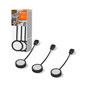 Preview: LEDVANCE LED Spot Spot Puck 65mm 3 x 3W Black Warmweiss 4058075791589