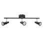 Preview: LEDVANCE LED Deckenleuchte SPOT BLACK 3 X 3.4W 927 DIM Dimmbar Warmweiss 4058075828803