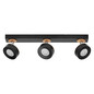 Preview: LEDVANCE LED Deckenleuchte DECOR SPOT PLUTO BLACK 3 Spot Warmweiss 4058075833432