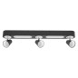 Preview: LEDVANCE LED Deckenleuchte DECOR SPOT NEPTUNE BLACK 3 Spot Warmweiss 4058075833753