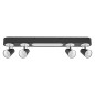 Preview: LEDVANCE LED Deckenleuchte DECOR SPOT NEPTUNE BLACK 4 Spot Warmweiss 4058075833777