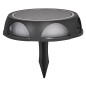 Preview: LEDVANCE LED Außenleuchte Endura Style Solar Utili Round Wall and Ground Dark Gray Dimmbar Warmweiss 4058075834743